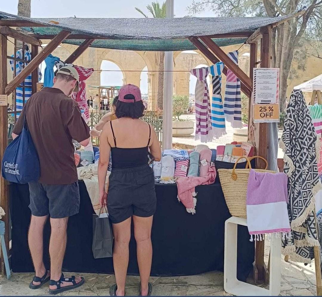 Visitors to a previous edition of the Eco Festival. Photo: Facebook/Eco Market Malta