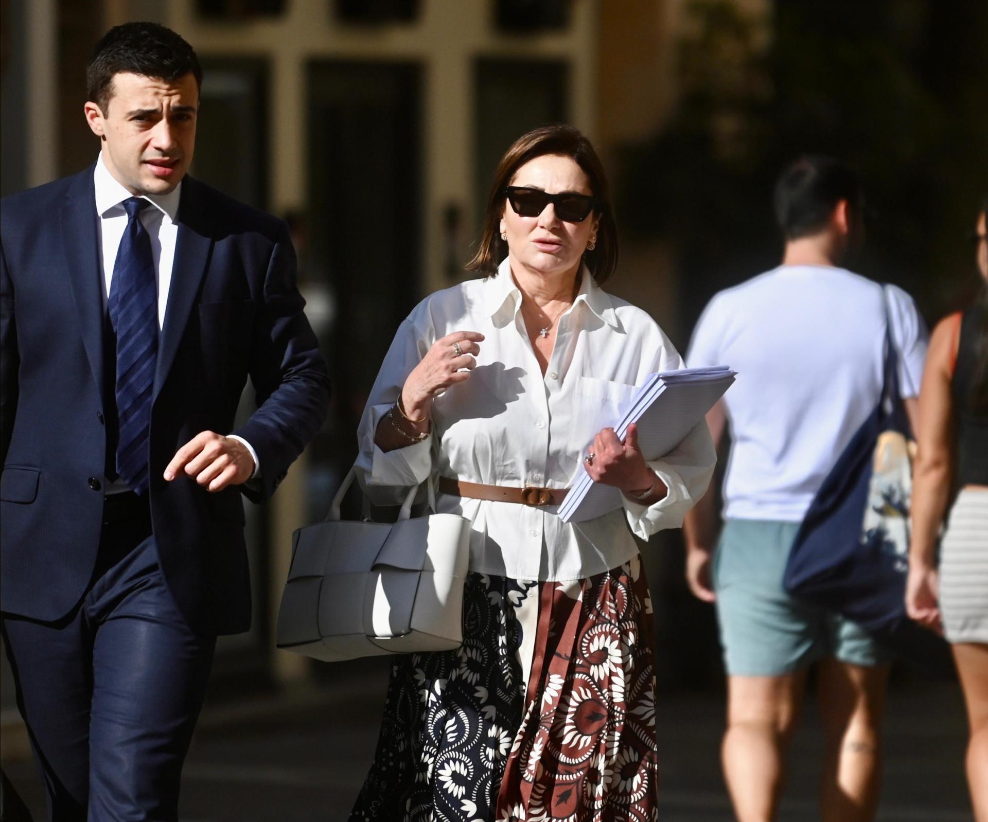 Defence lawyers Charles Mercieca and Giannella de Marco on Saturday. Photo: Jonathan Borg