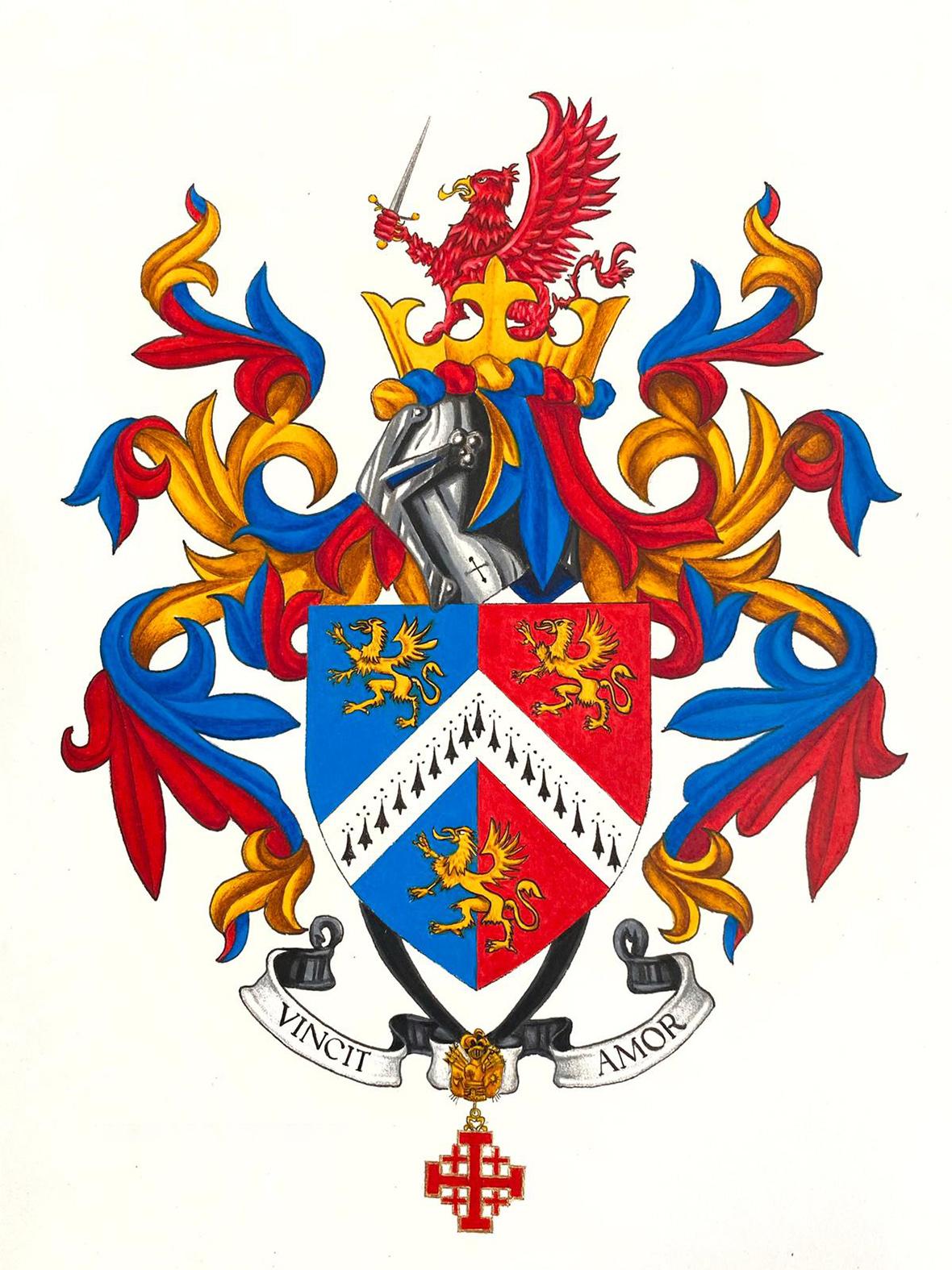 Personal Arms of Chev. Ray M. Cassar