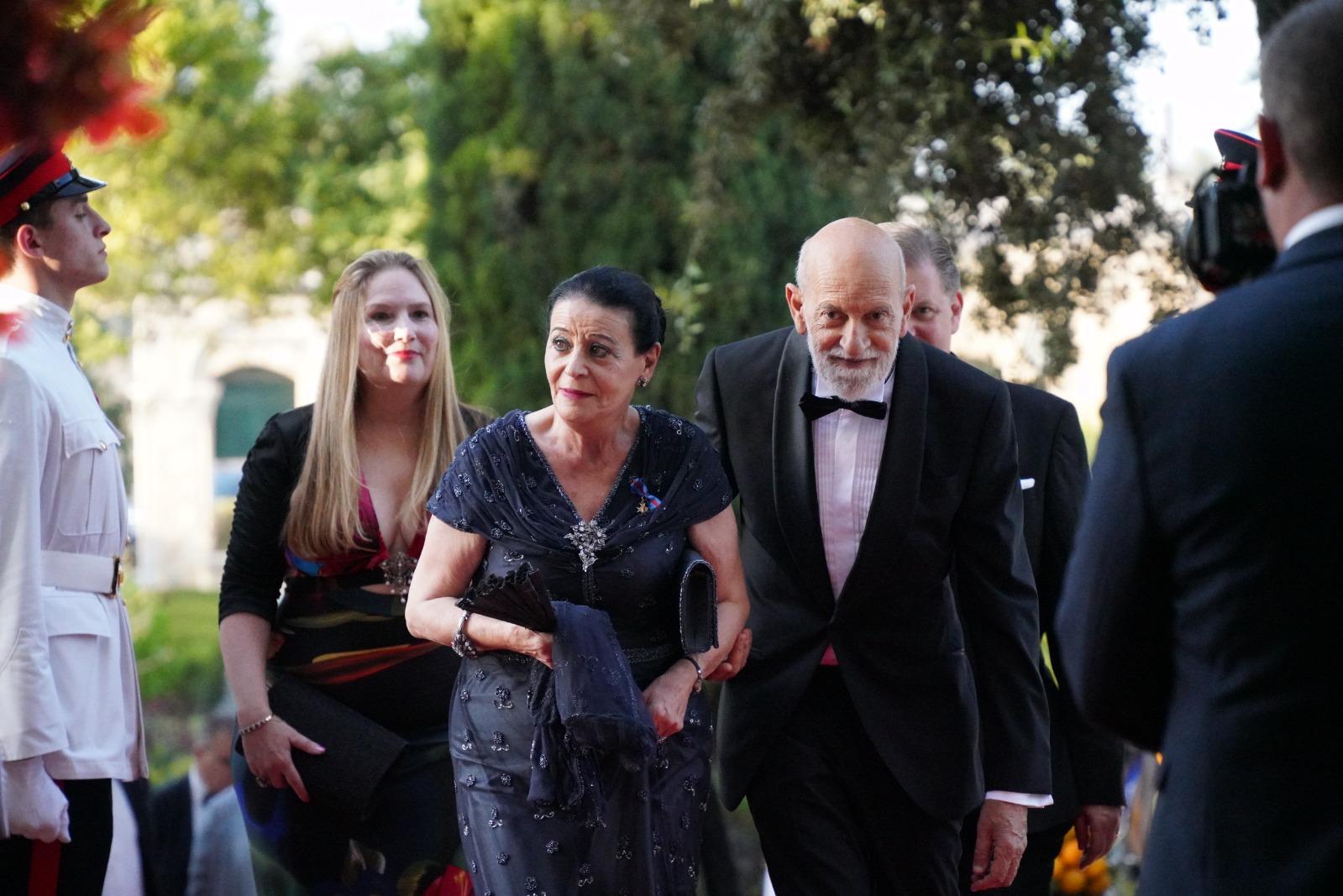 President Miriam Spiteri Debono and her husband Anthony at last year's event.