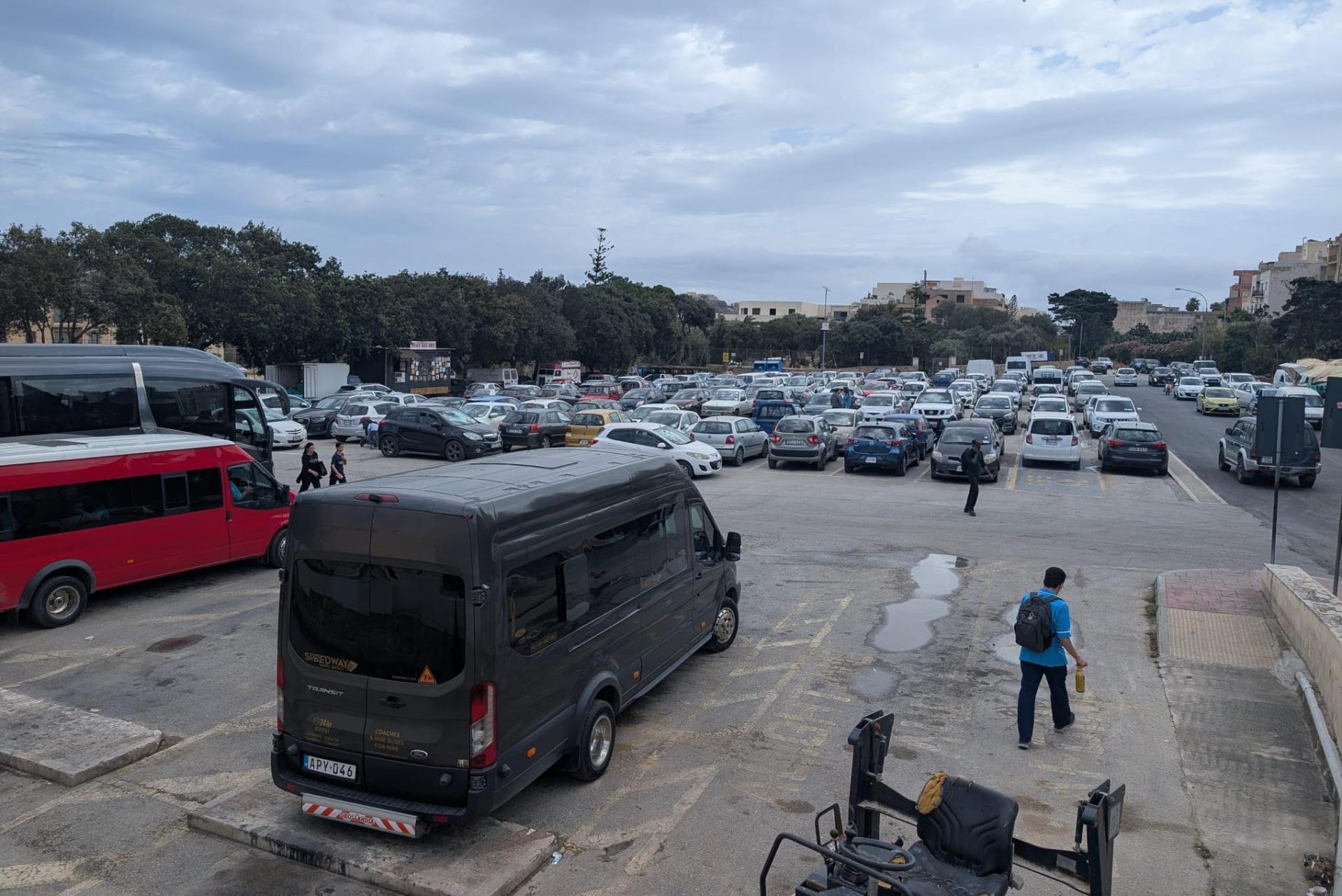 A car park in Victoria, Gozo remains just that. Photo: Jacob Borg