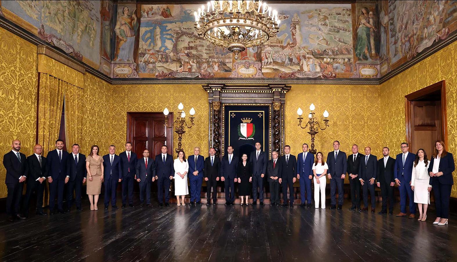 Malta has the largest and most expensive cabinet in its history. Photo: DOI