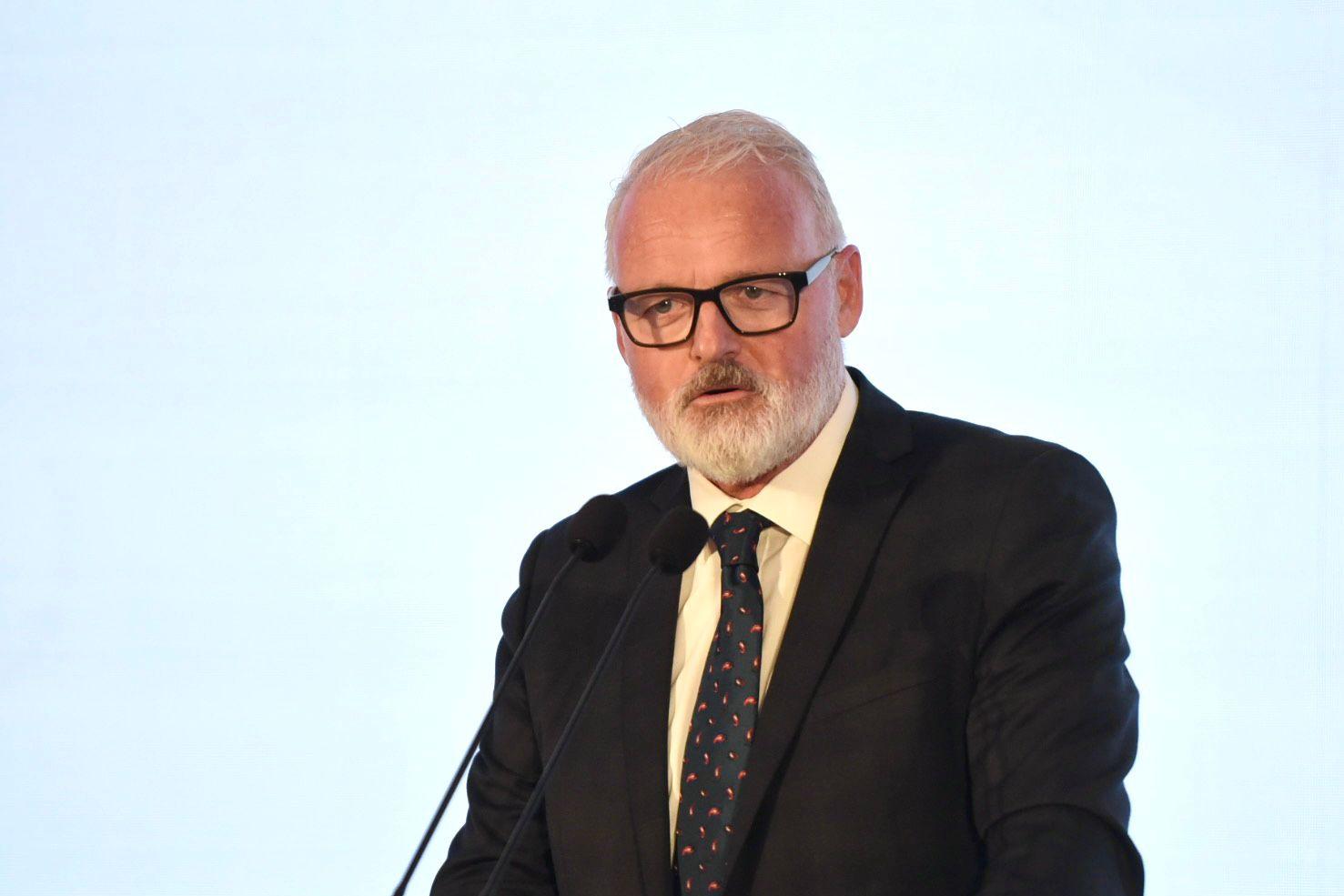 Executive Director of the European Food Safety Authority (EFSA) Nikolaus Kriz during Monday's press conference. Photo: Chris Sant Fournier