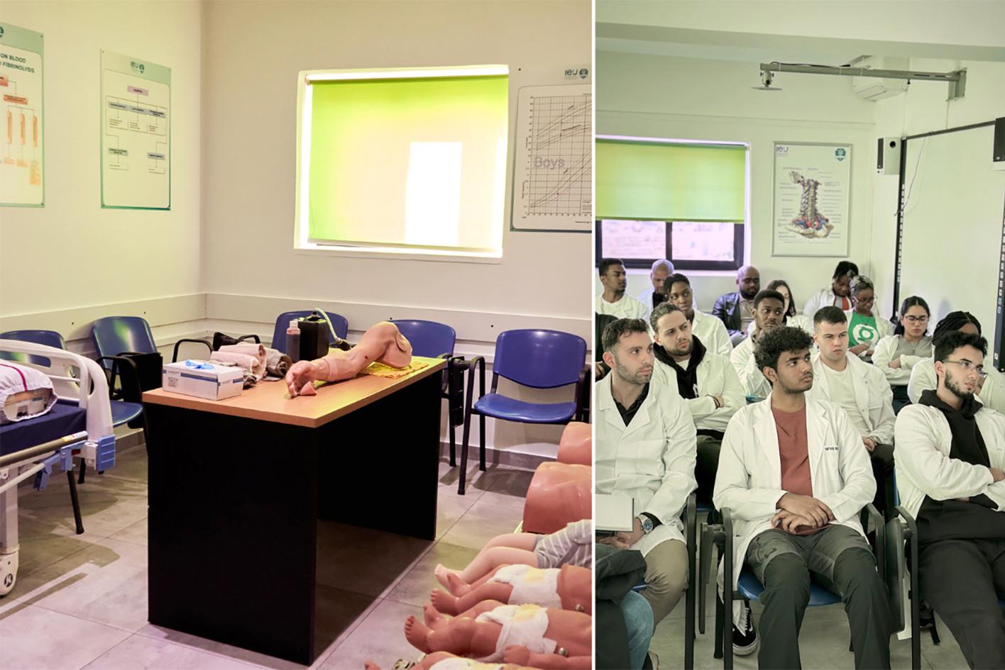 Facilities at the Malta campus advertised online by IEU. Photo: IEU