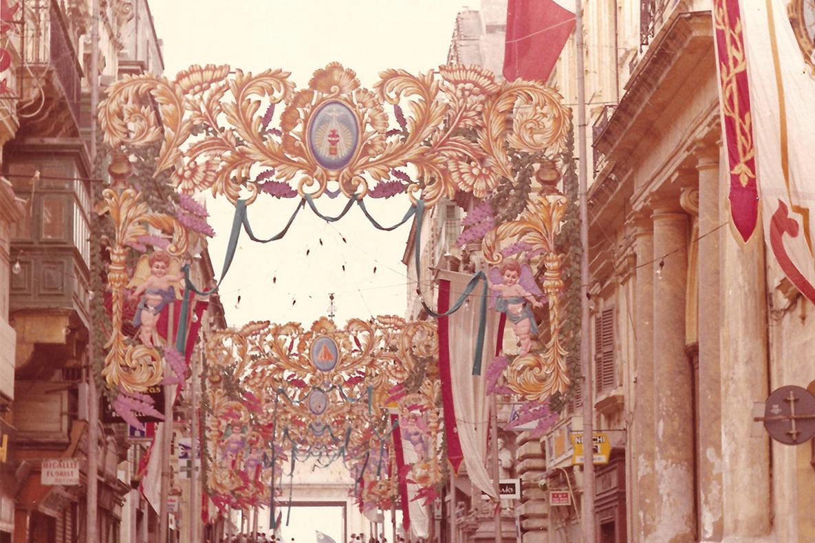 Republic Street, Valletta, in 1973.