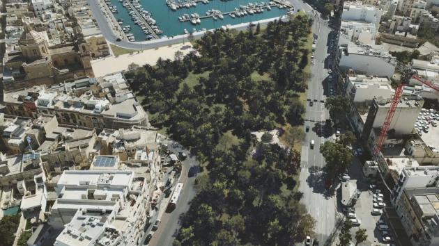 An image of what Msida could look like after the project. Graphic: KTP.