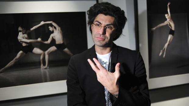 Bolshoi Theatre&rsquo;s principal dancer Nikolai Tsiskaridze speaks to the media during an exhibition opening in Moscow in December 2012. Photo: Vselovod Kutznestov/Reuters