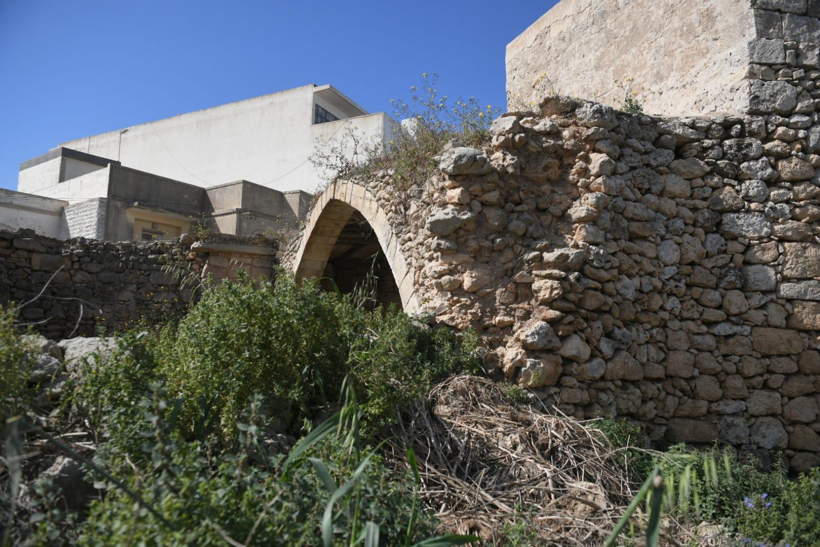 Moviment Graffitti are claiming that the works will endanger a medieval church. Photo: Matthew Mirabelli