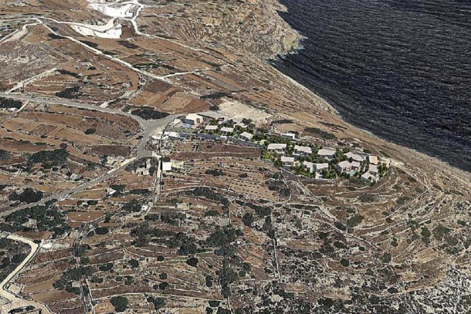 A computer-generated image of what the tourist accommodation complex would look like if approved. Photo: PA
