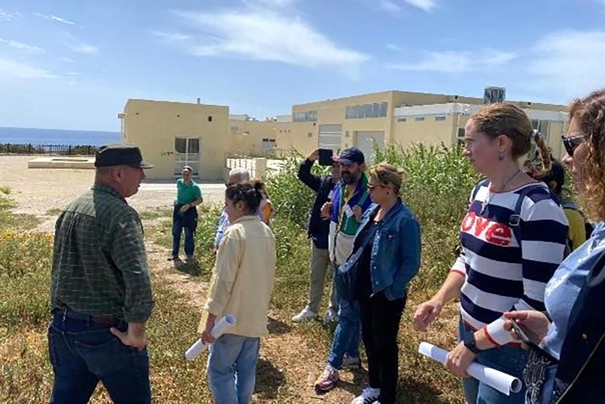 The project partners visiting Xrobb l-Għaġin, Marsaxlokk.