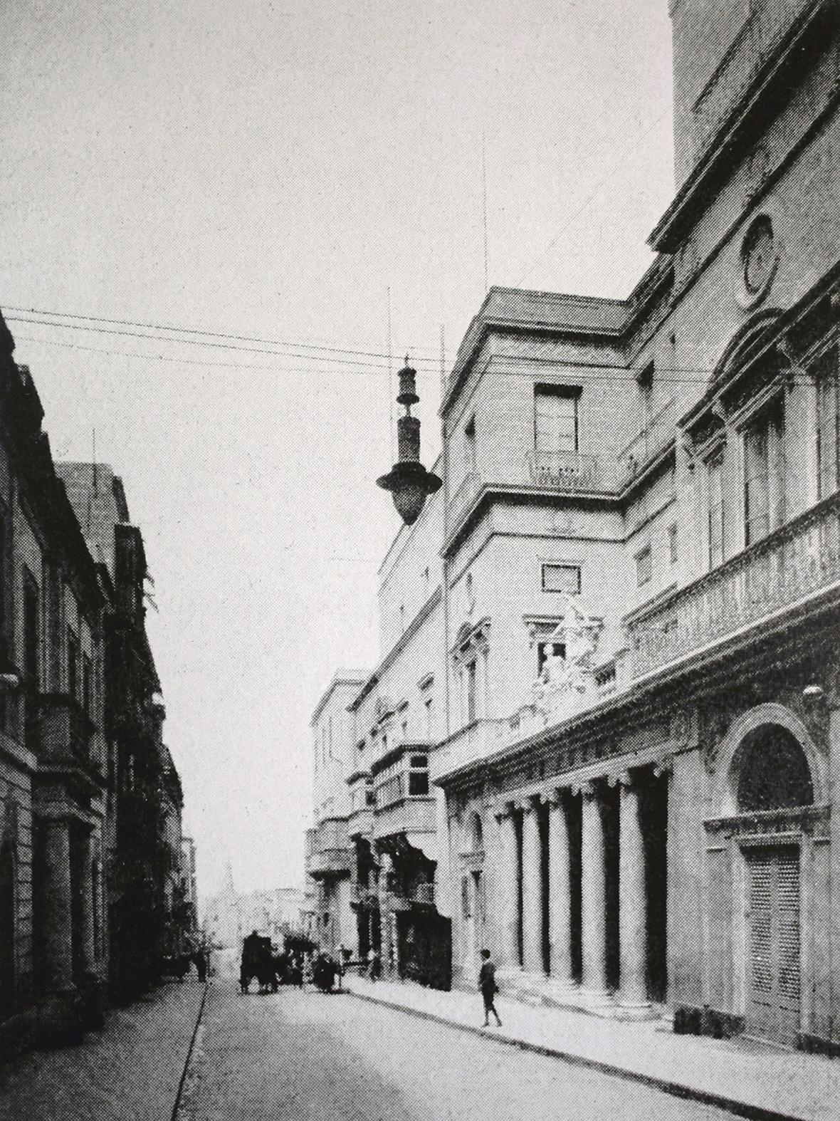 The Exchange Building, Valletta, built in 1857, housed two banks: the Anglo-Maltese and the Banco di Malta.