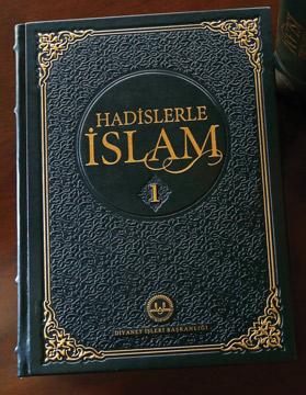 The new seven-volume encyclopaedia of hadiths at the library of Turkey&rsquo;s Religious Affairs Directorate in Ankara.
