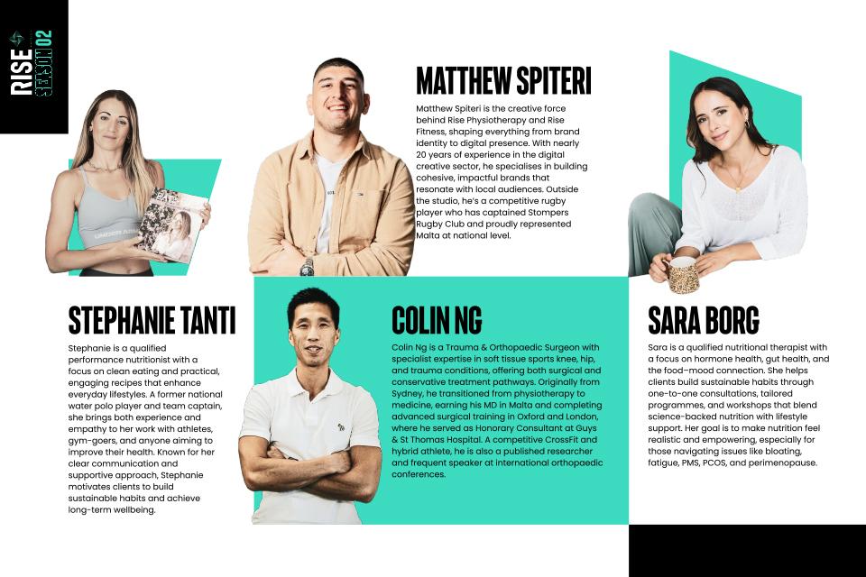 The Rise+ Podcast Season 2 guests.