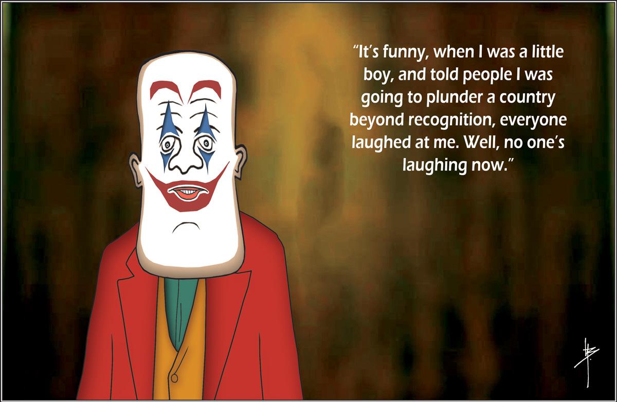 November 3, 2019 - A reference to the 2019 film The Joker featuring Joseph Muscat