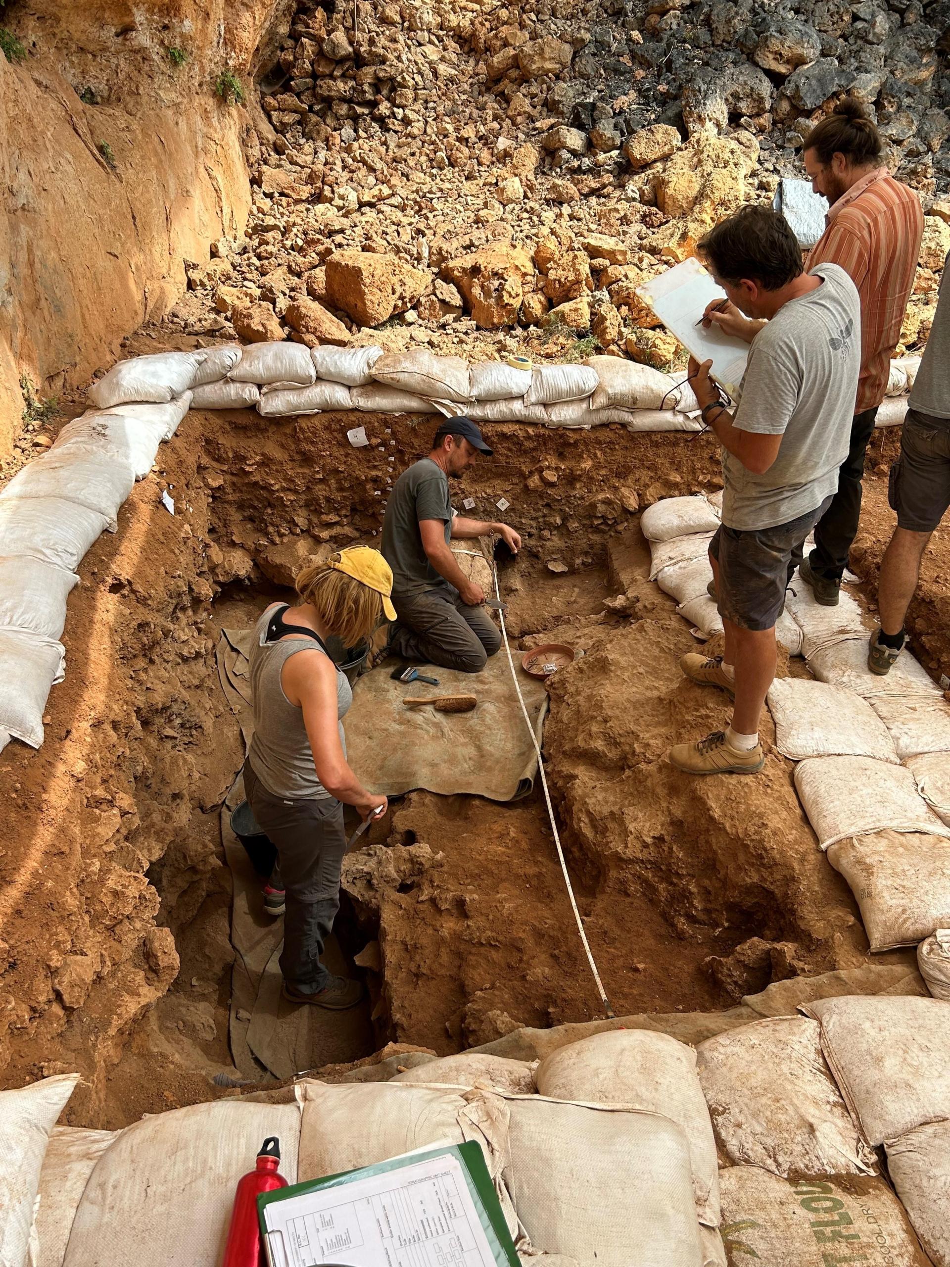 Archeologists would excavate remains every day for a month and spend the rest of the year running tests on them. Photo: Huw Groucutt