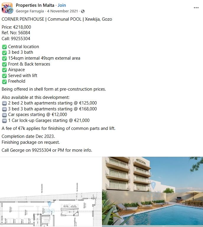 Listings with communal pools were significantly pricier.