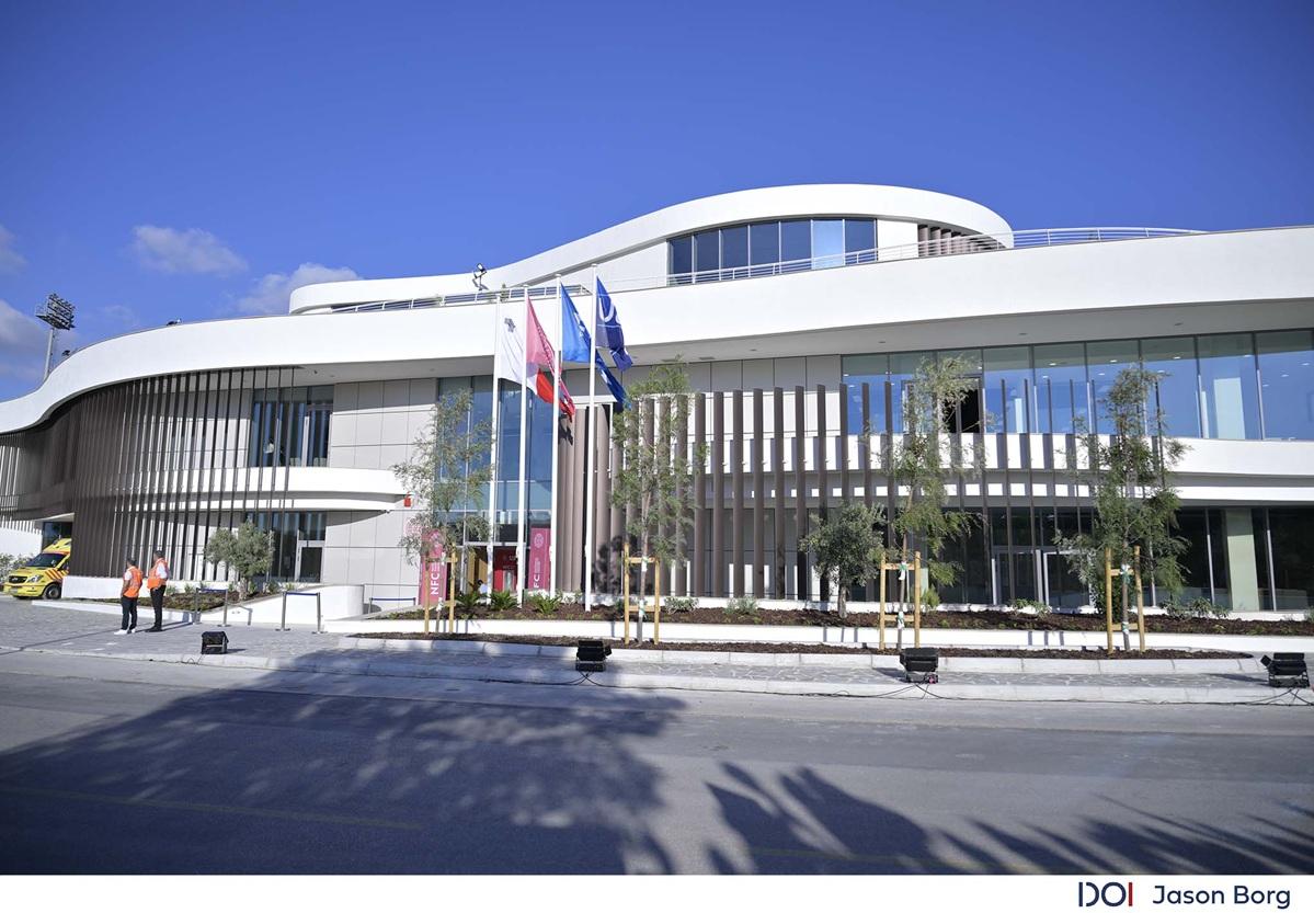 The National Football Centre was inaugurated on Monday evening. Photo: DOI