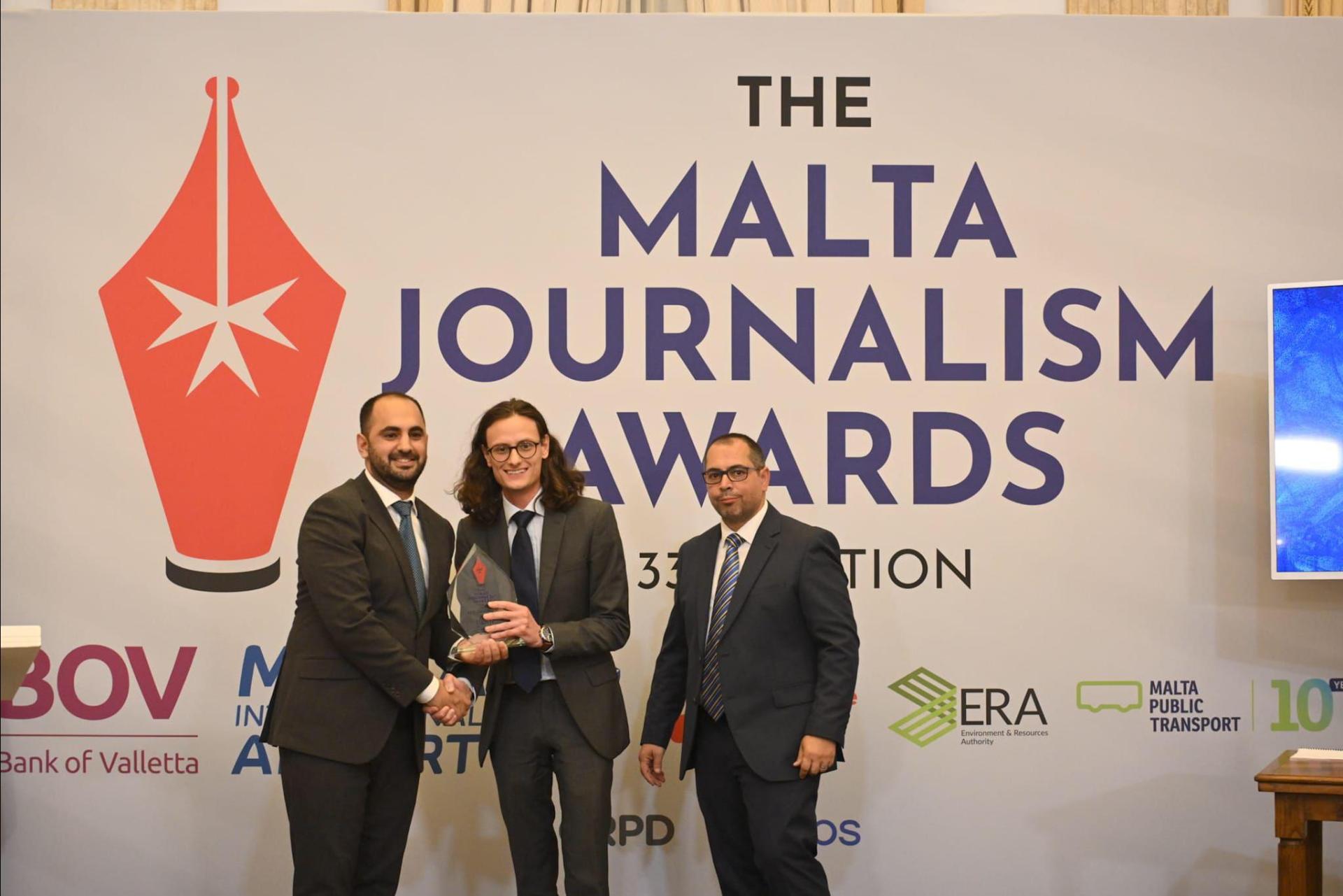 Mark Laurence Zammit won best podcast in Times Talk's inaugural year. Photo: Ian Noel Pace