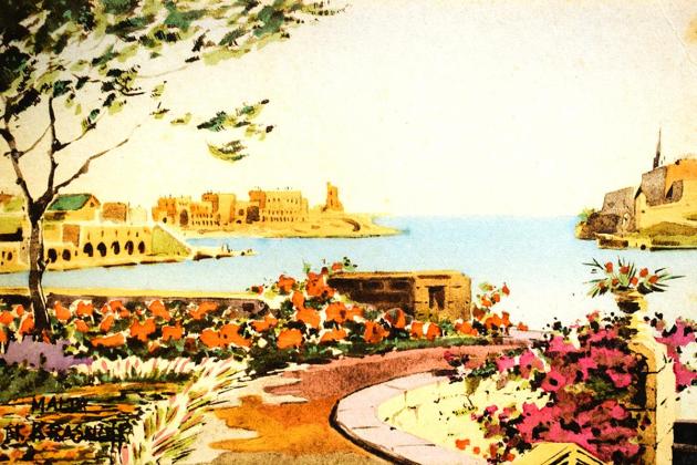 In pictures: Krasnoff, Russian refugee who painted Malta postcards