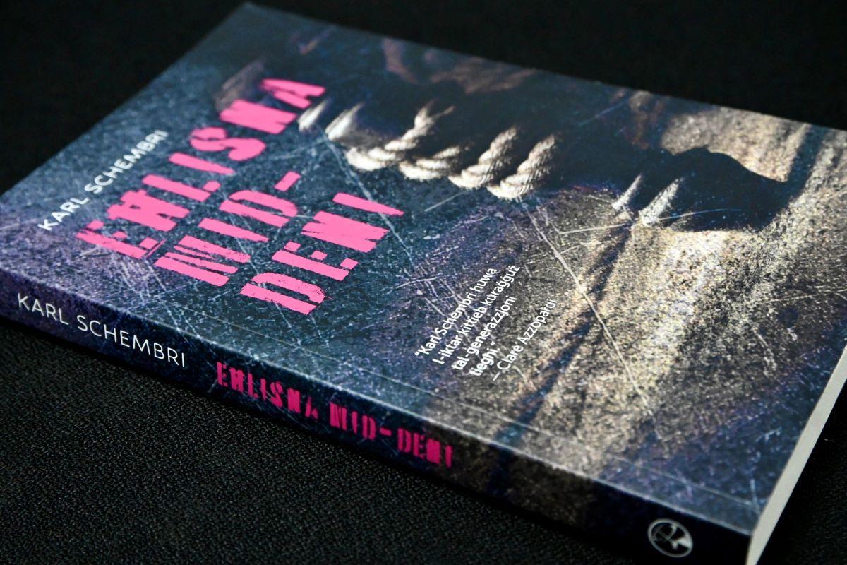 Schembri&rsquo;s novel, <em>Eħlisna mid-Deni</em>, will be launched this evening. Photo: Jonathan Borg