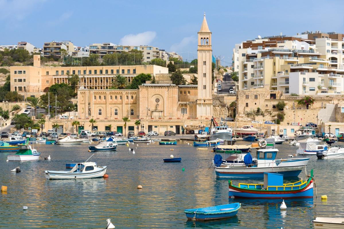 Marsascala before Storm Harry. Photo: Shutterstock.