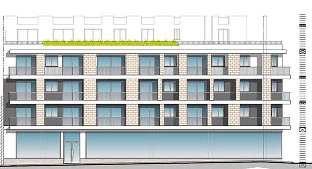 What the proposed building would look like when viewed from Naxxar Road. Photo: Planning Authority