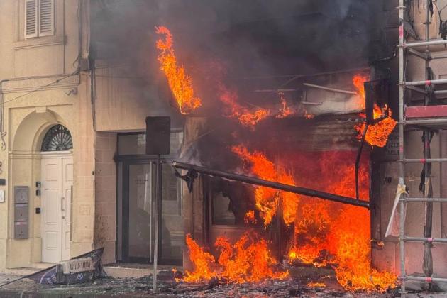 Gżira ironmongery fire extinguished after 'challenging' 18-hour operation