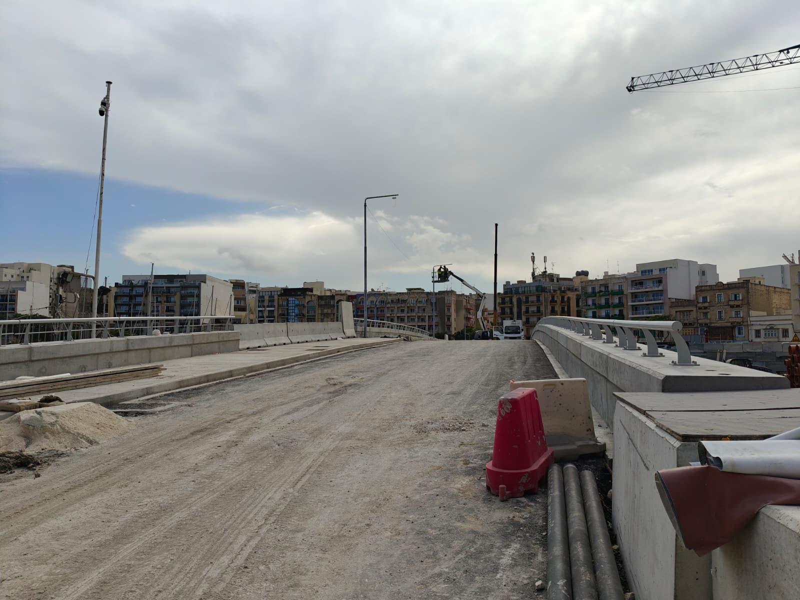 Cars coming from Ta' Xbiex will pass from here from Sunday.