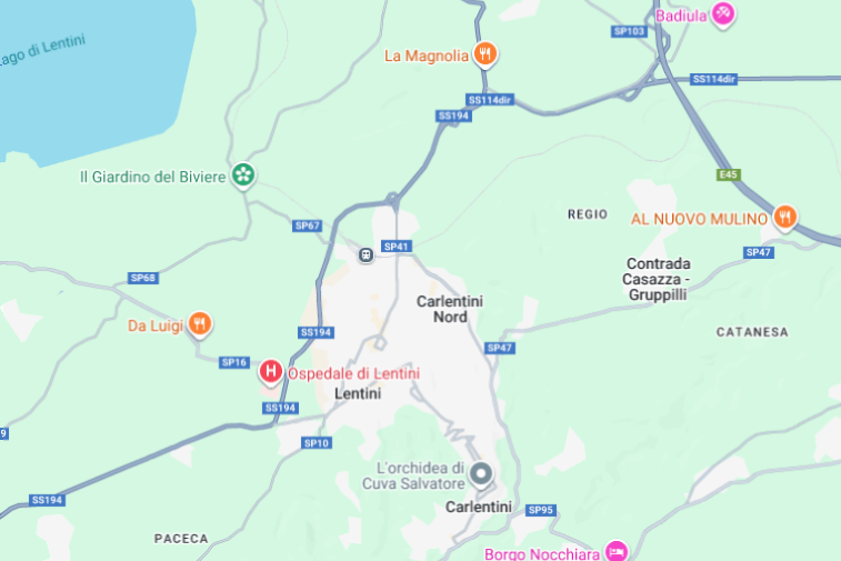 The collision occurred on highway 194 in the Lentini area, Italian media reported.