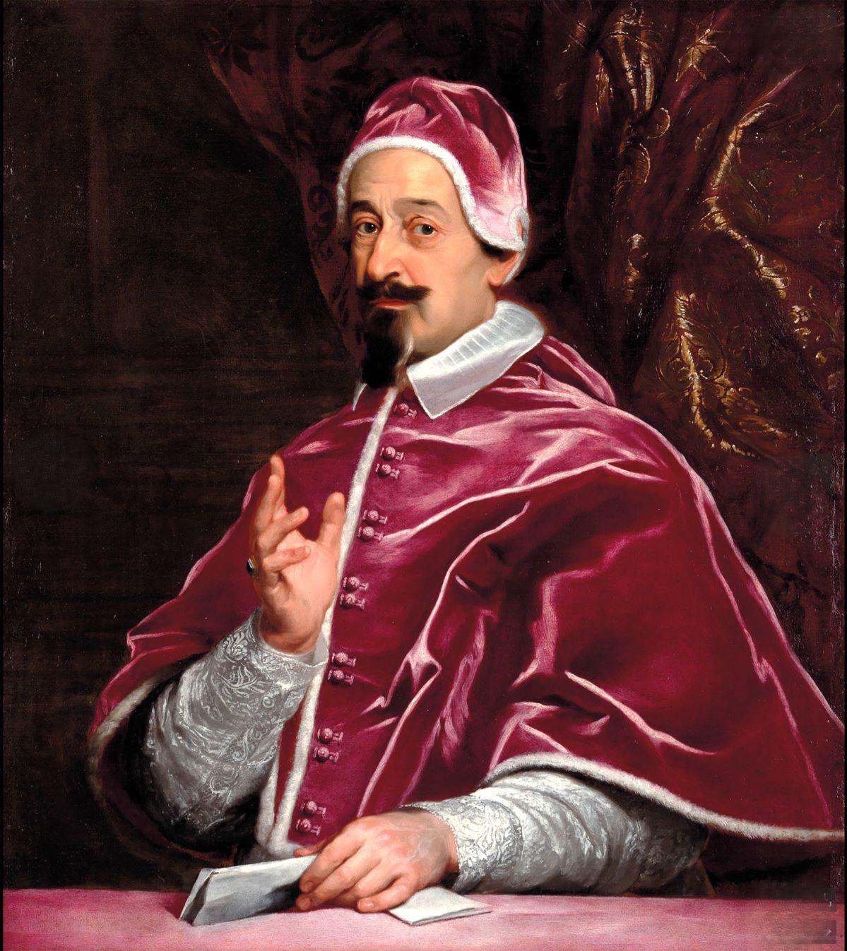 Portrait of the Inquisitor of Malta Fabio Chigi, as Pope Alexander VII