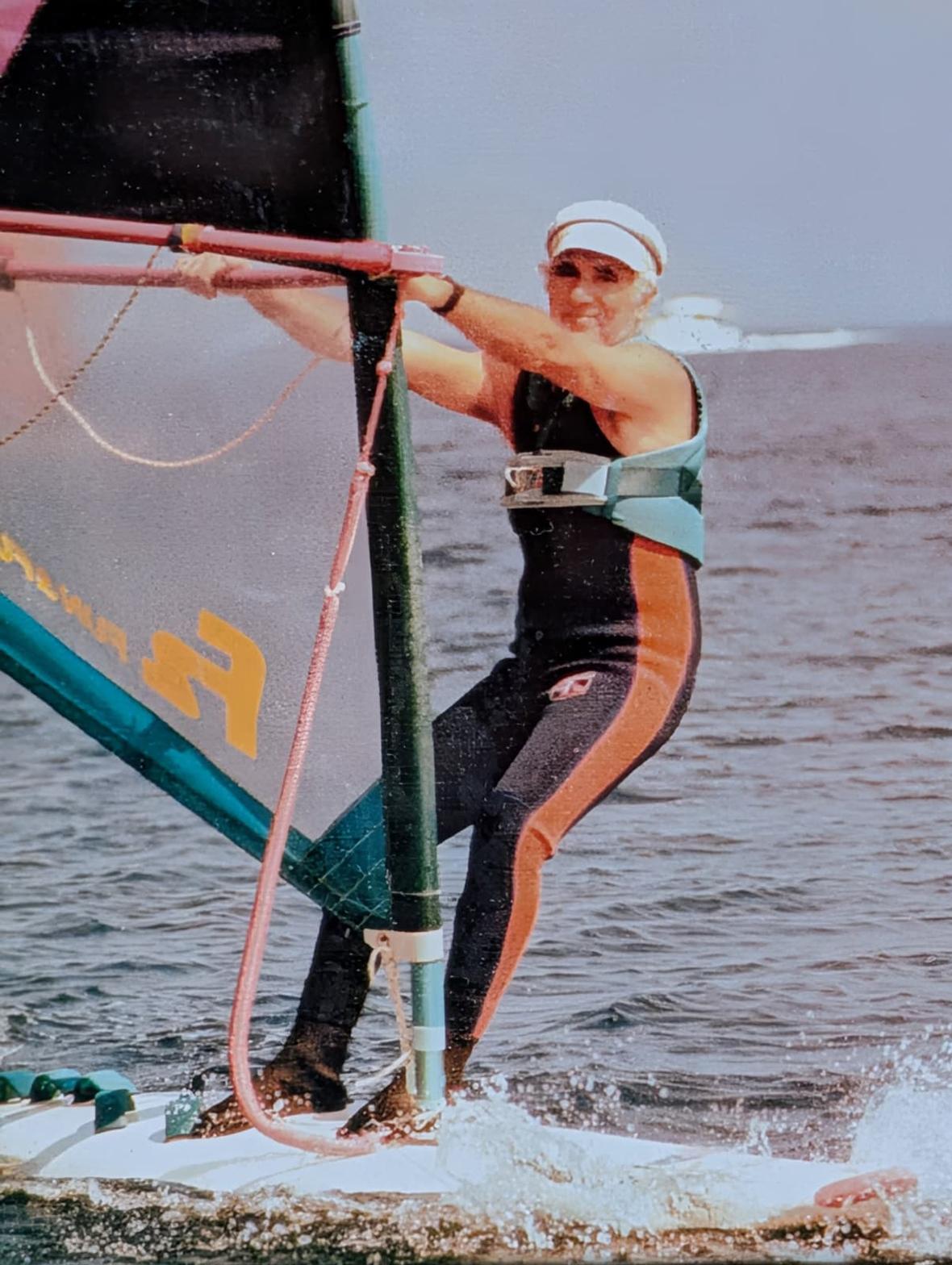In his spare time the businessman enjoyed windsurfing around Malta. Photo: Cecil Bartoli