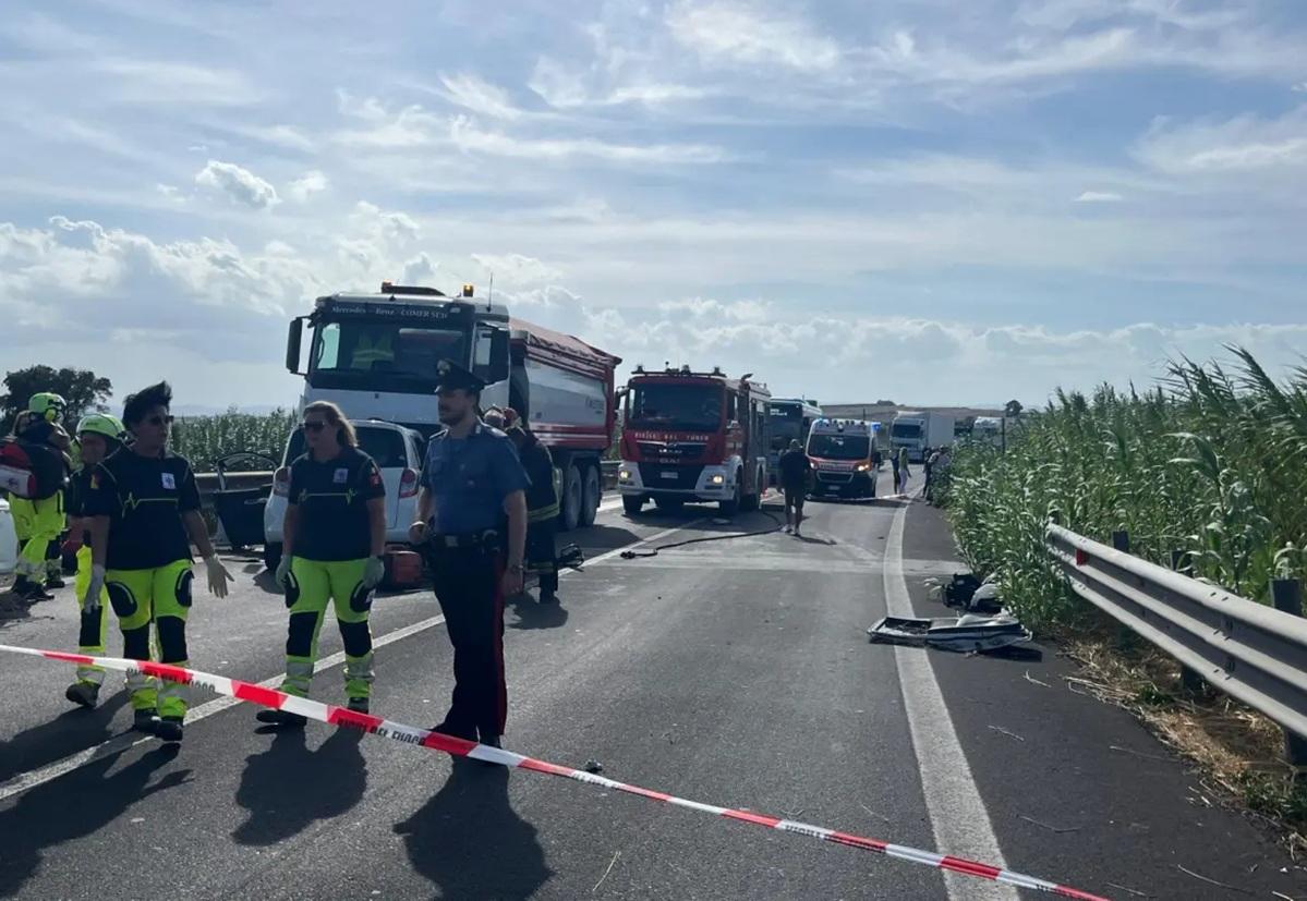 The accident happened at around 3pm on Wednesday. Photo: Radio Una Voce Vicina