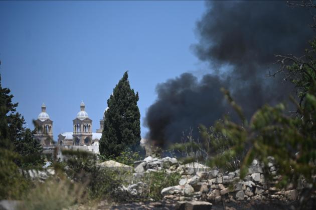 Firefighters tackle blaze adjacent to Addolorata Cemetery