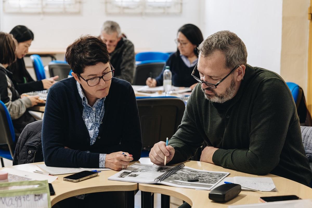 A glimpse into the in-person Lifelong Learning classes.