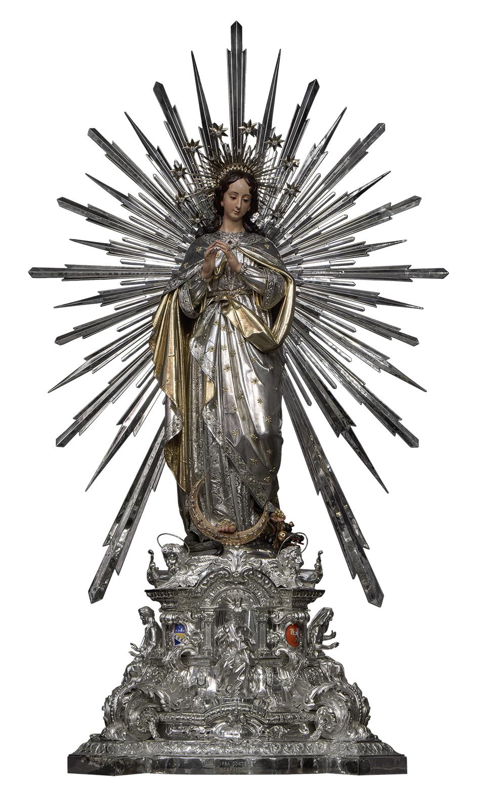 The statue of the Immaculate Conception (1905) at Cospicua parish church