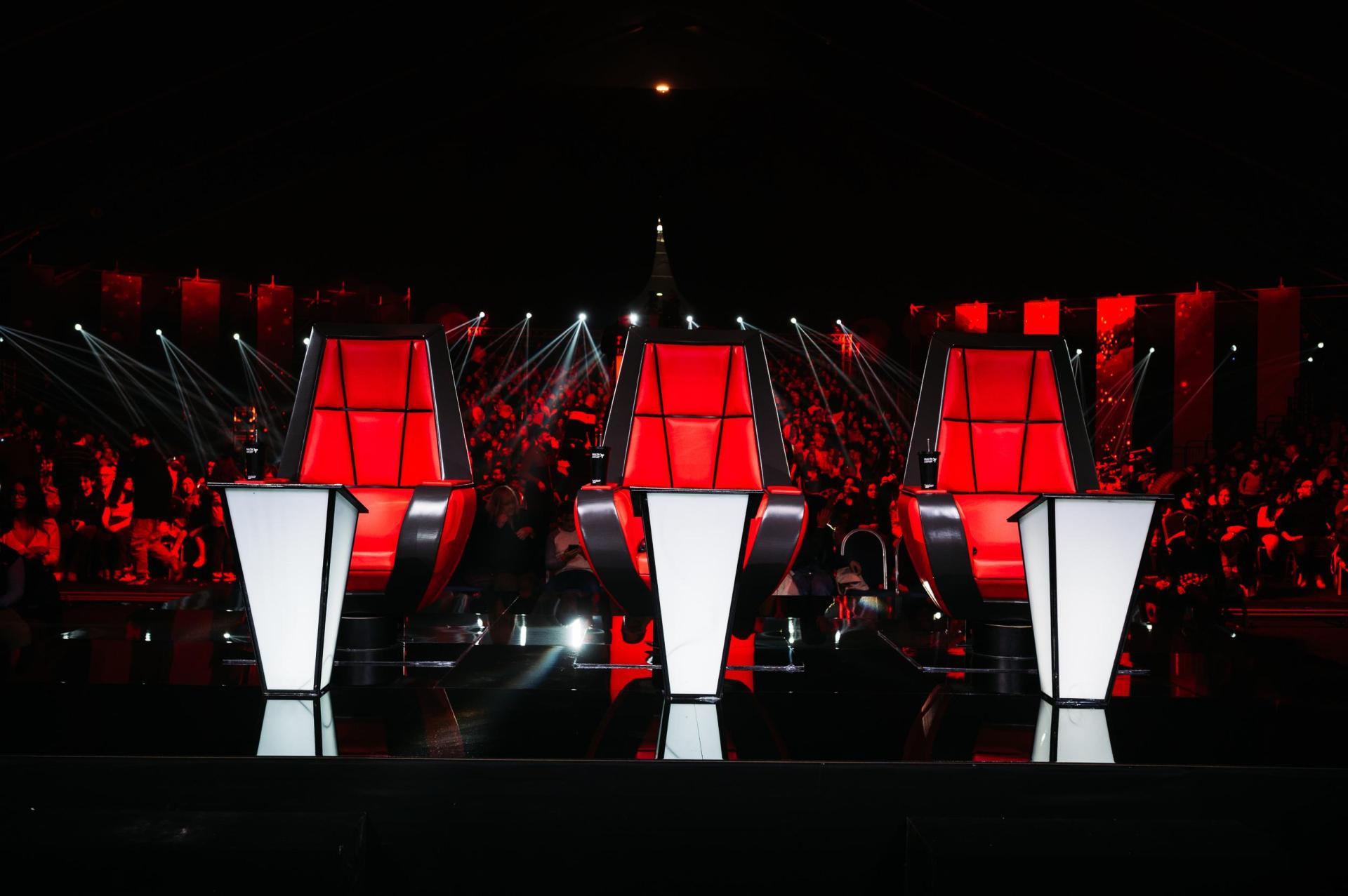 The setting for the Voice Kids.