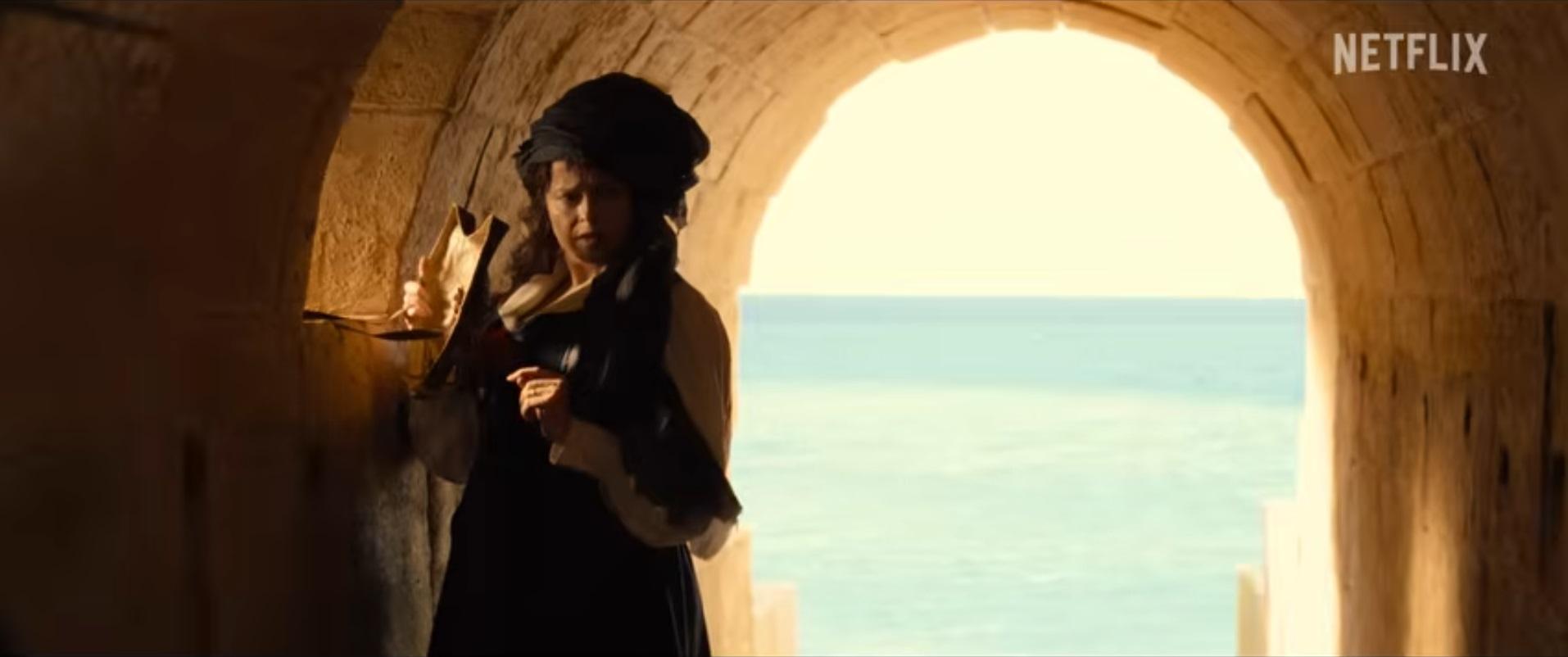 Helena Bonham Carter features as the Holmes' mother. Screenshot: Netflix/Enola Holmes 3