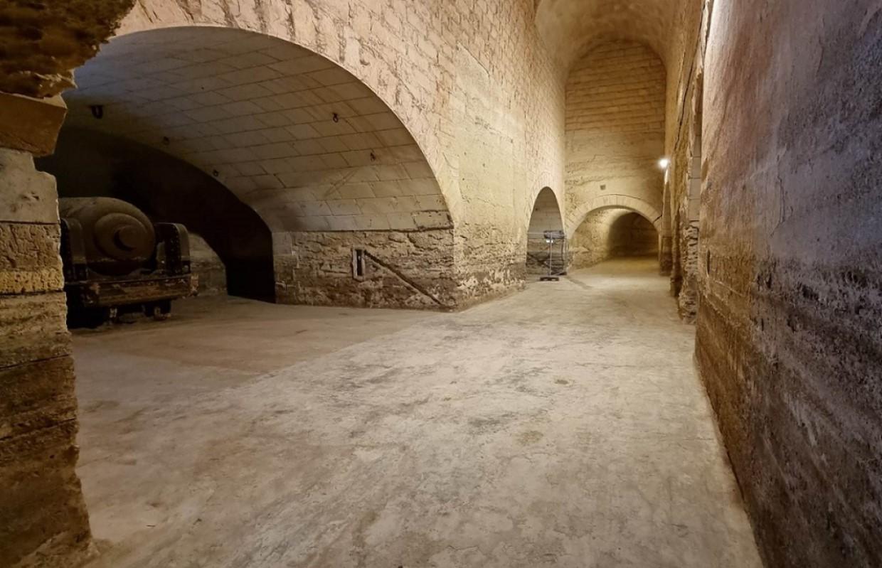 Part of one of the underground tunnels leading to the casemates at Fort Delimara. Photo: Heritage Malta
