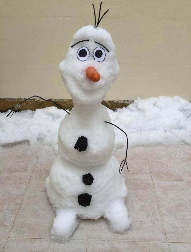 Olaf comes to town by Christian Xerri and Sephora Bajada.