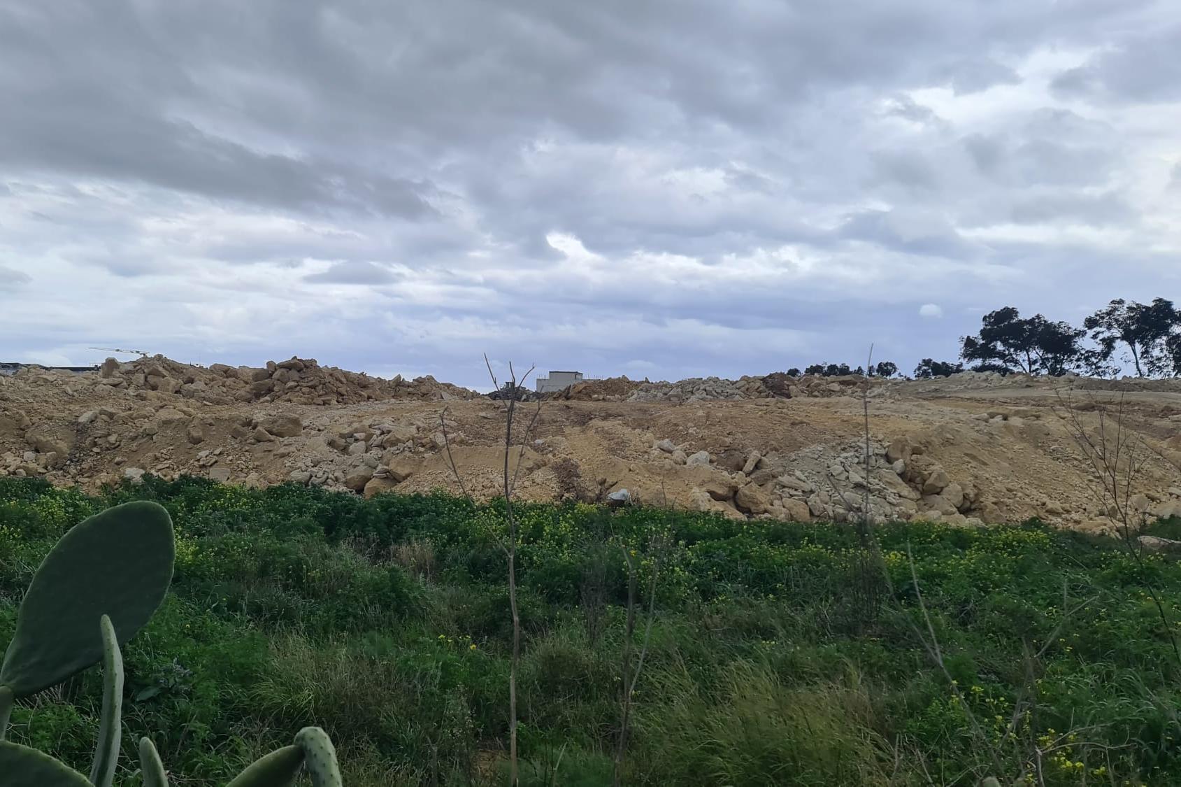 Photo of the illegal dumping: Planning Authority
