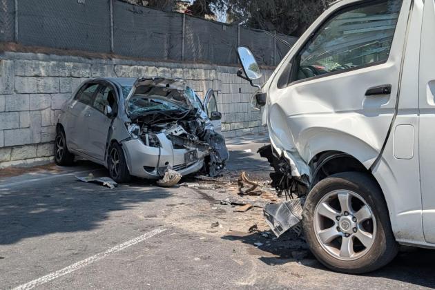 Woman, two children injured in Lija head-on crash
