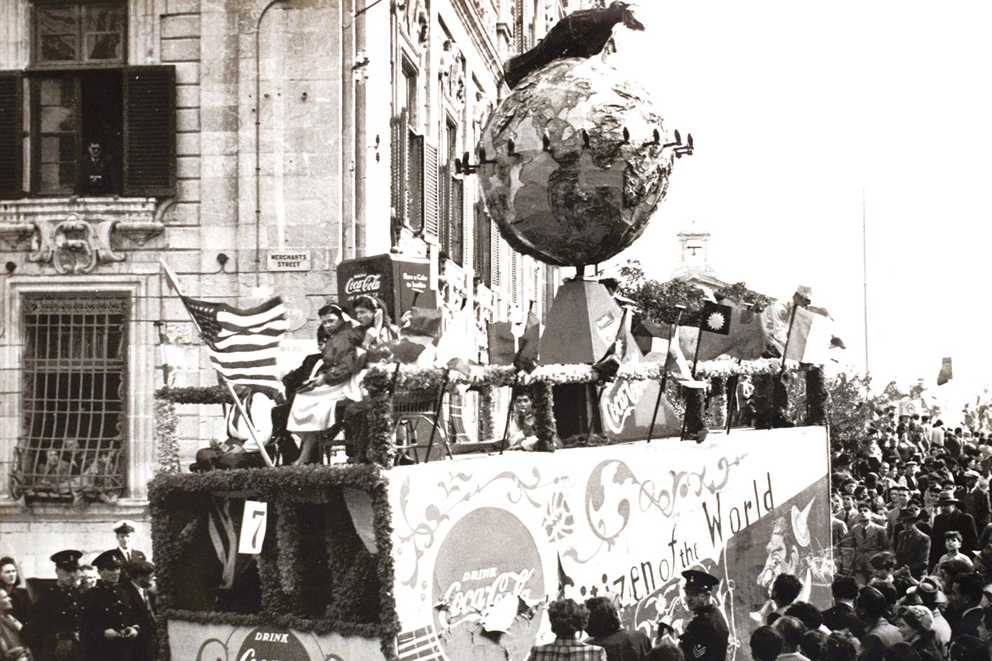 Coca-Cola repeatedly promoted their soft drinks in carnival.