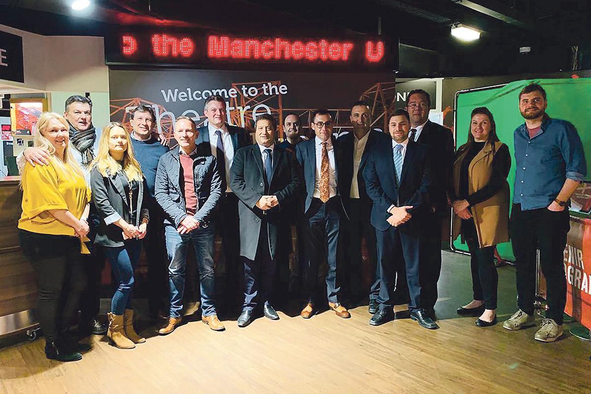MTA UK office promotional event with Manchester Travel &amp; Tourism Companies. Tourism Minister Konrad Mizzi and Permanent Secretary Ronald Mizzi were also present for the occasion in Manchester.