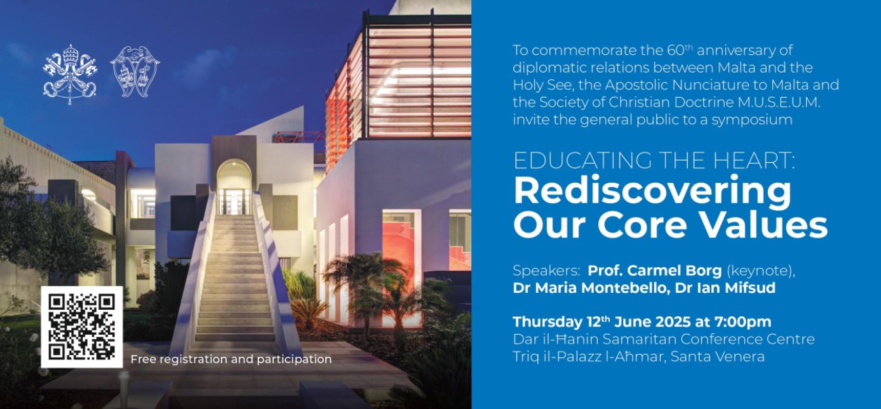 The invitation poster to the symposium.