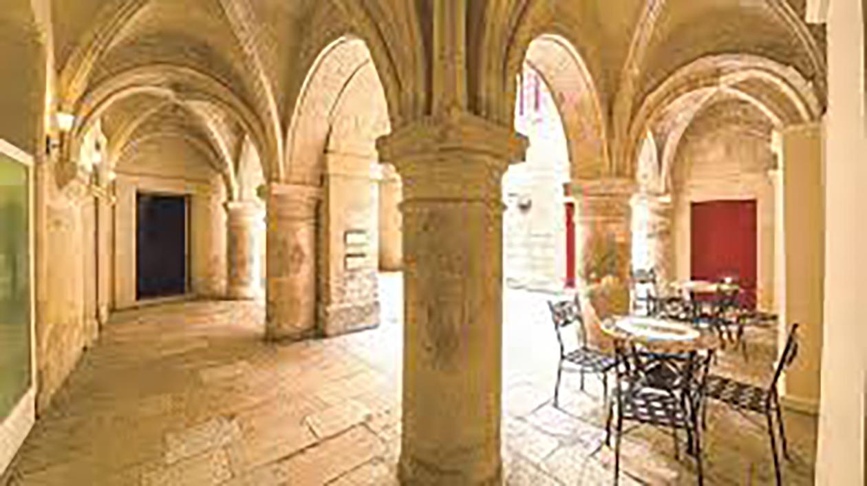 Courtyard of the Inquisition building in Vittoriosa.