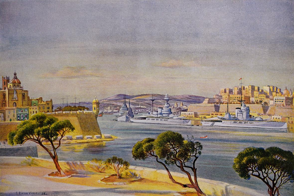 'The Grand Harbour', by Kathleen Airini Vane