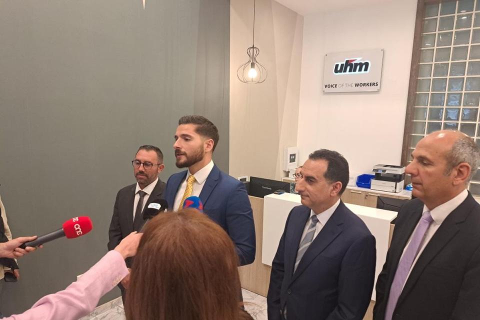 Nationalist Party leader Alex Borg announced two measures for unions and social partners on Wednesday. Photo: Giulia Magri