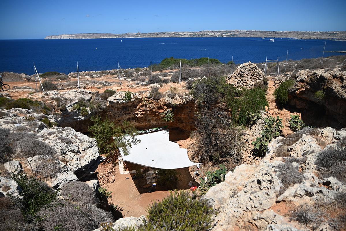 The archaeological site at Għar Tuta is in the limits of Mellieħa.