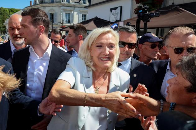Marine Le Pen hits campaign trail after French court decision to shorten ban