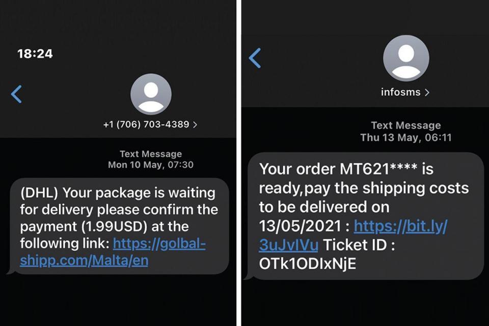 Parcel Delivery Scams I Clicked On A Text Message And Lost €950 7856